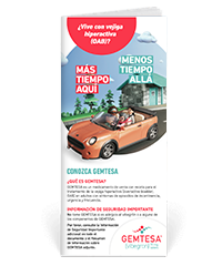 GEMTESA patient brochure download, Spanish