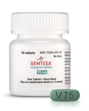 GEMTESA® pill bottle