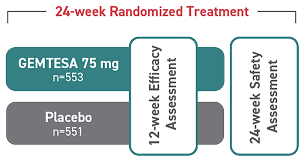 24-week randomized treatment, Diagram